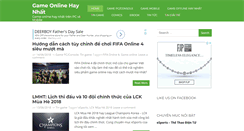Desktop Screenshot of gameonlinehaynhat.net
